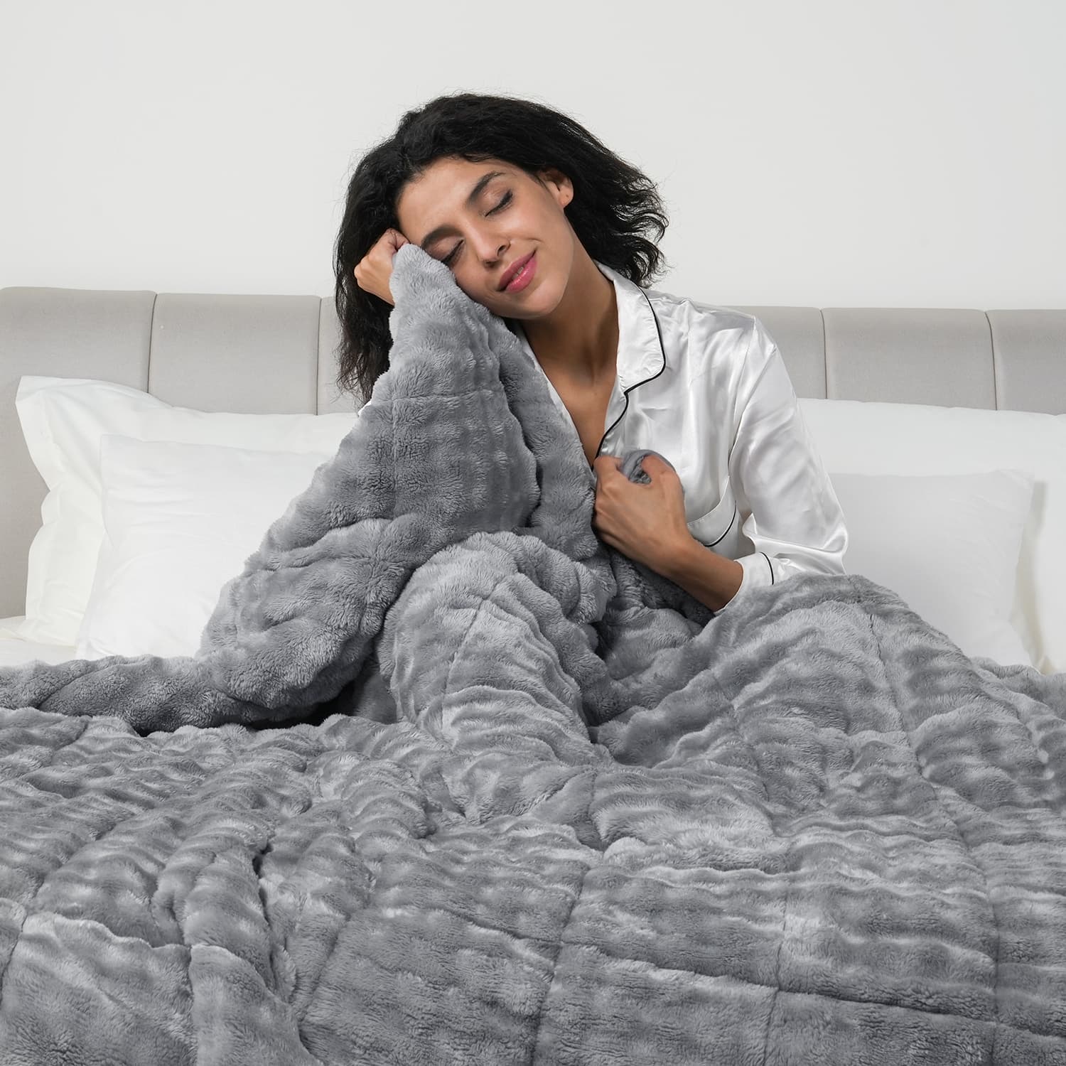 Flannel Weighted Blanket For Sofa Weighted Blanket 15 Lbs Queen