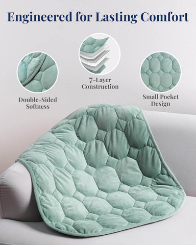 Cooling Weighted Lap Blanket 29" x 24" 7 lbs
