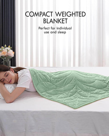 Portable Crystal Velvet Weighted Lap Blanket