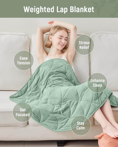 All-Season Weighted Lap Blanket