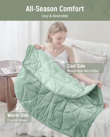 All-Season Weighted Lap Blanket