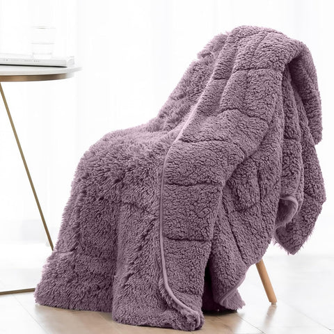 Sherpa Faux Fur Weighted Blankets