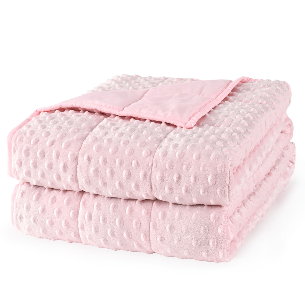 All Season Pink Microfiber Reversible Weighted Throw Blankets | Uttermara