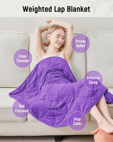 All-Season Weighted Lap Blanket