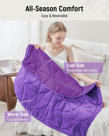 All-Season Weighted Lap Blanket