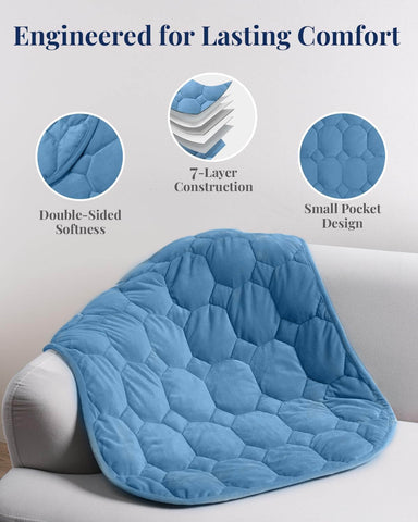 Cooling Weighted Lap Blanket 29" x 24" 7 lbs