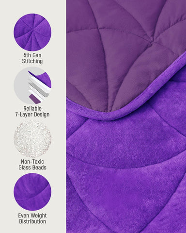 All-Season Weighted Lap Blanket