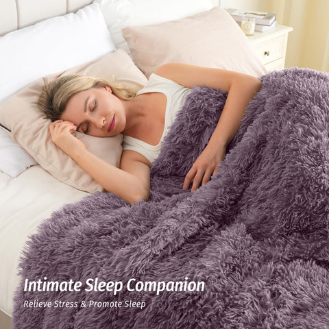 Sherpa Faux Fur Weighted Blankets