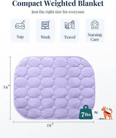 Cooling Weighted Lap Blanket 29" x 24" 7 lbs