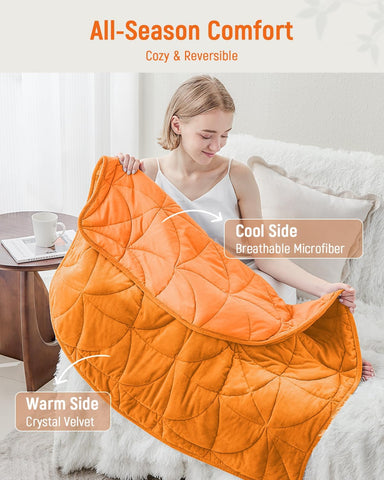 All-Season Weighted Lap Blanket