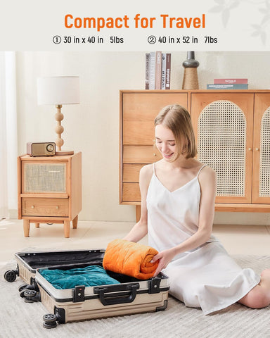 All-Season Weighted Lap Blanket
