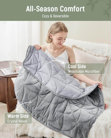 All-Season Weighted Lap Blanket