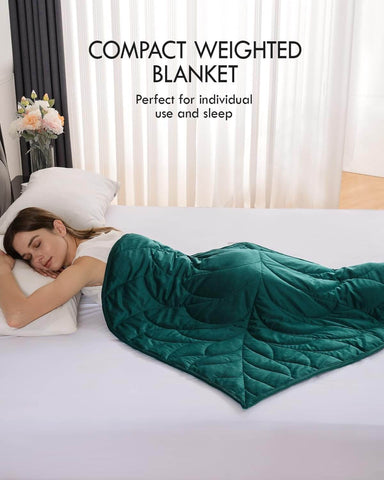 Portable Crystal Velvet Weighted Lap Blanket