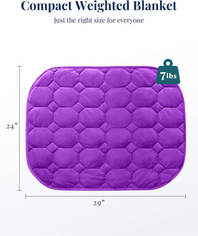 Cooling Weighted Lap Blanket 29" x 24" 7 lbs