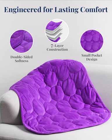 Cooling Weighted Lap Blanket 29" x 24" 7 lbs