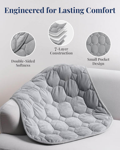 Cooling Weighted Lap Blanket 29" x 24" 7 lbs