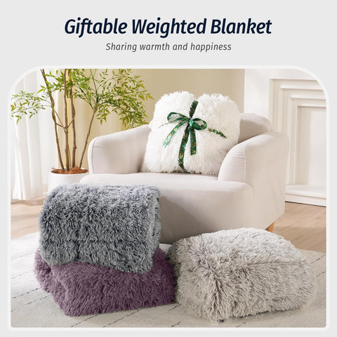 Sherpa Faux Fur Weighted Blankets
