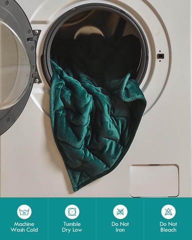 Portable Crystal Velvet Weighted Lap Blanket
