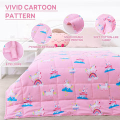 Soft Cartoon Weighted Blankets for Kids