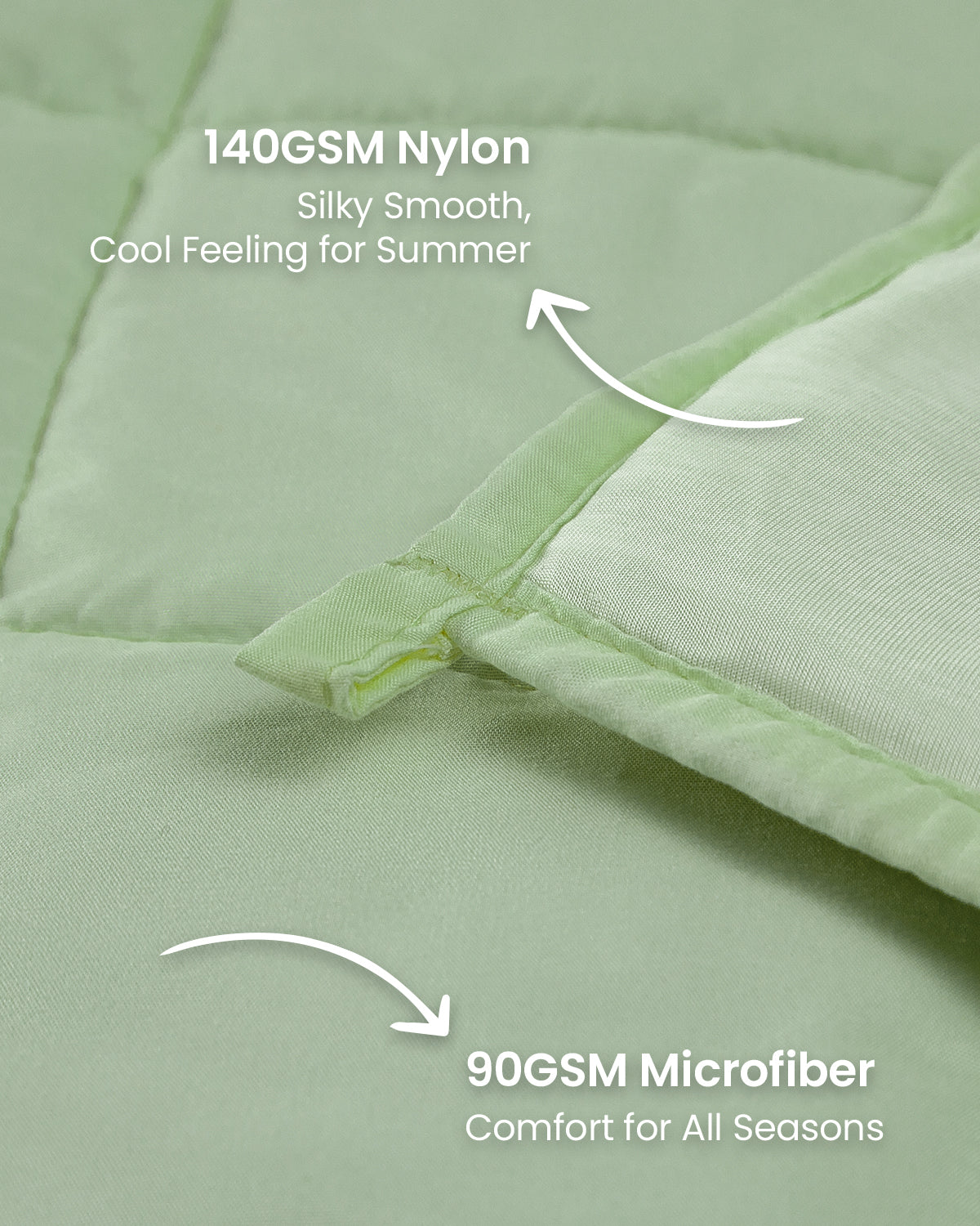 All Season Reversible Cool Microfiber Soft Bed Blanket Olive Green