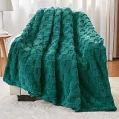 Uttermara Forest Green Fleece Blanket