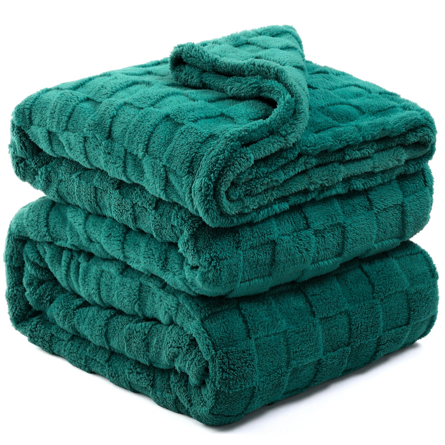 Uttermara Forest Green Fleece Blanket