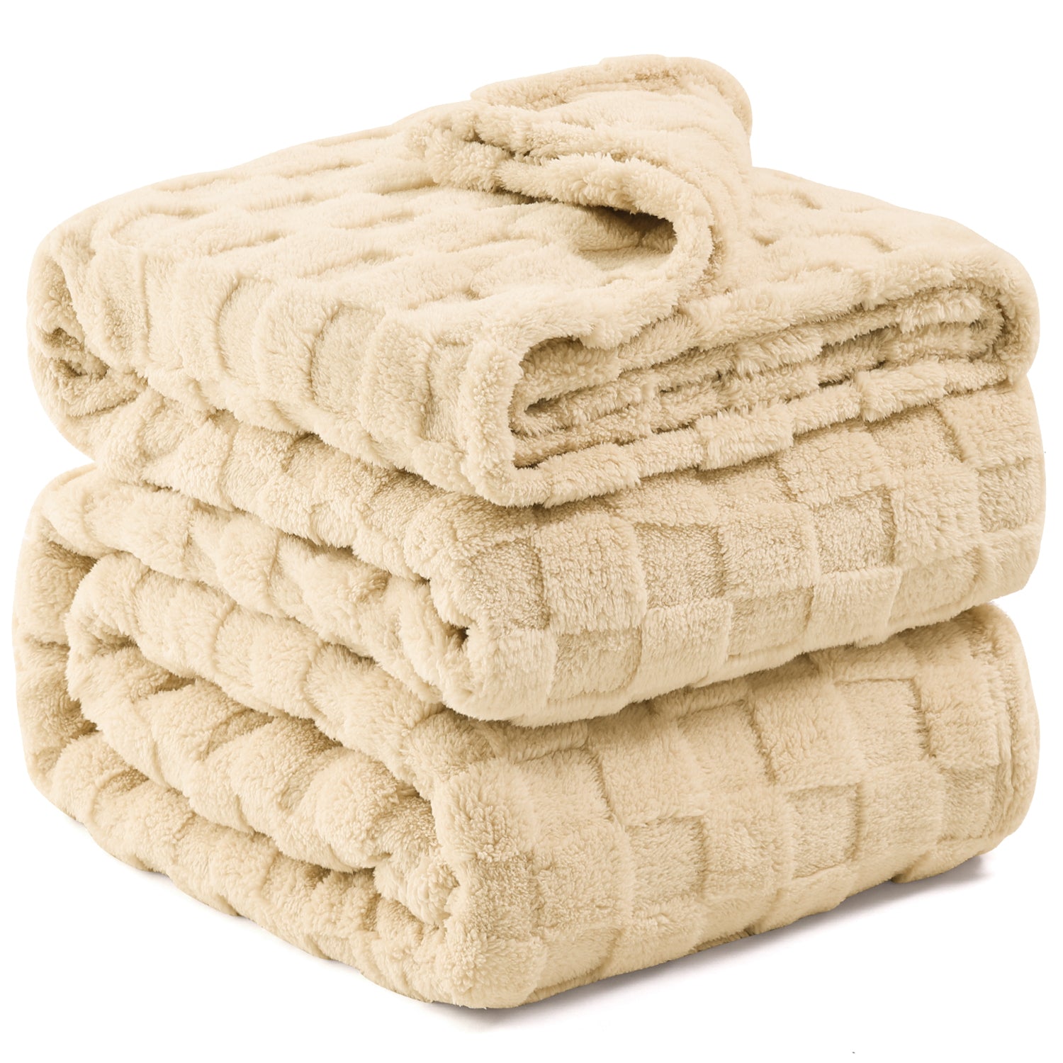 Uttermara Light Brown Fleece Blanket
