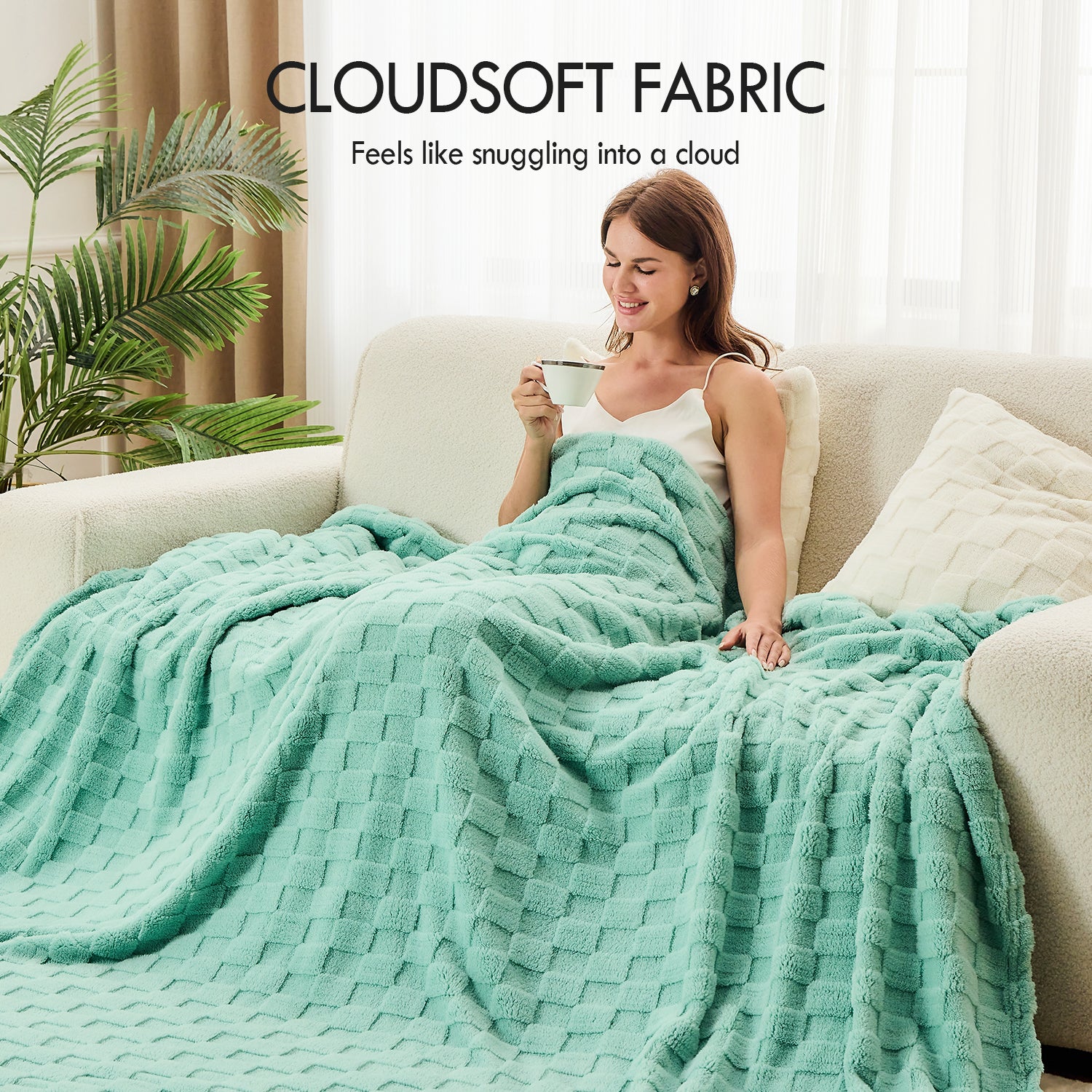 SageGreenFleeceBlanket_Soft_Lightweight3DCheckeredBlanketforCouch_Sofa_orBed_PremiumWarmAll-SeasonBlanket_MachineWashable-008