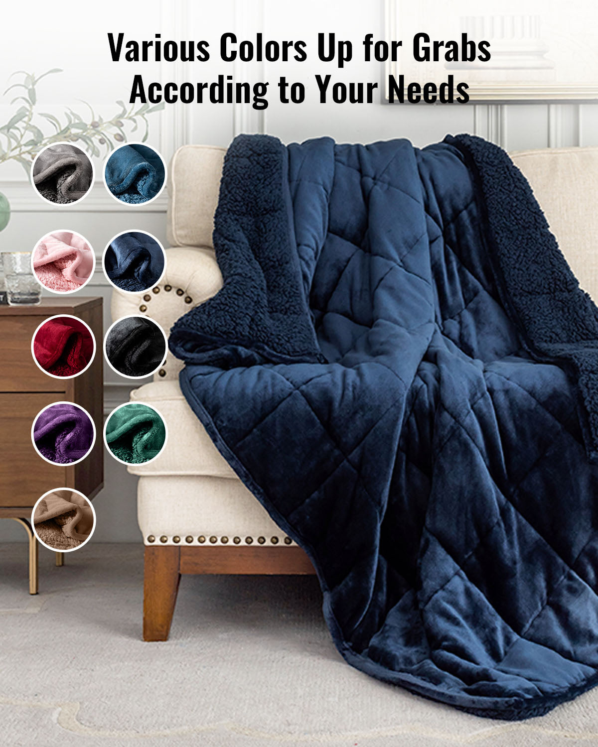 Uttermara-Sherpa-Fleece-Weighted-Blankets-121520lbs_Navyblue-006