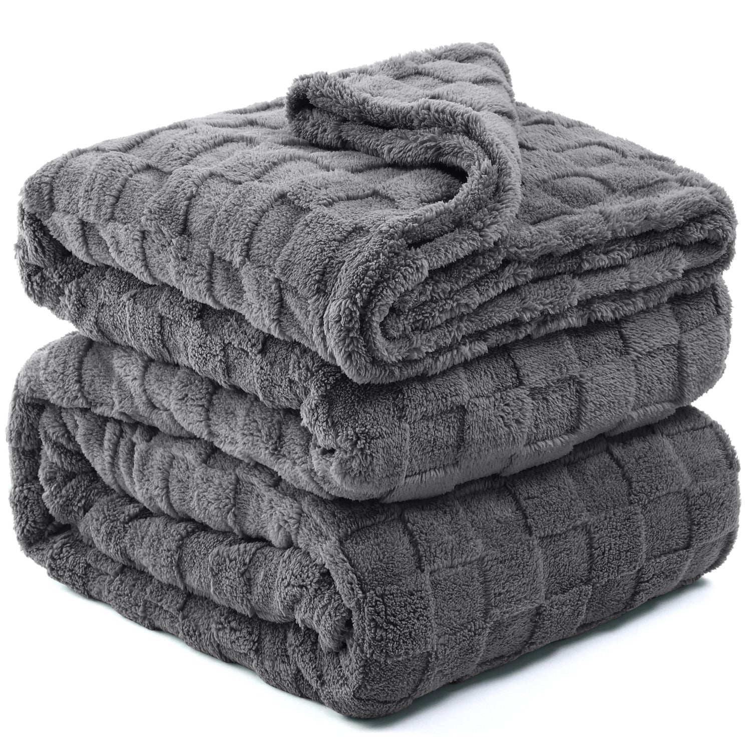 Uttermara Gray Fleece Blanket