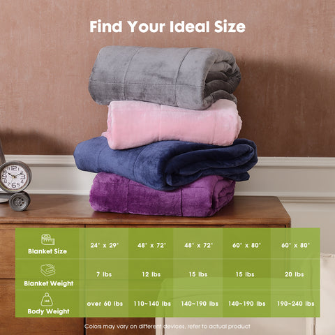 Cooling Weighted Lap Blanket 29" x 24" 7 lbs
