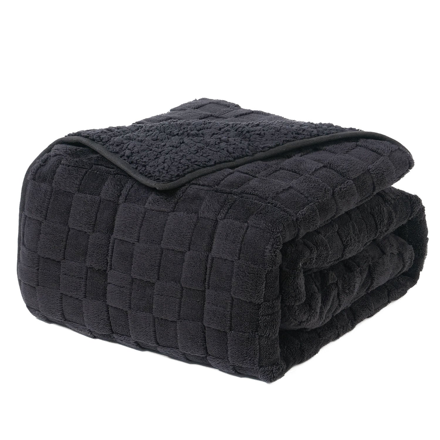 Uttermara_Sherpa_Fleece_Weighted_Blankets_for_Adults_15_lbs_Black-001