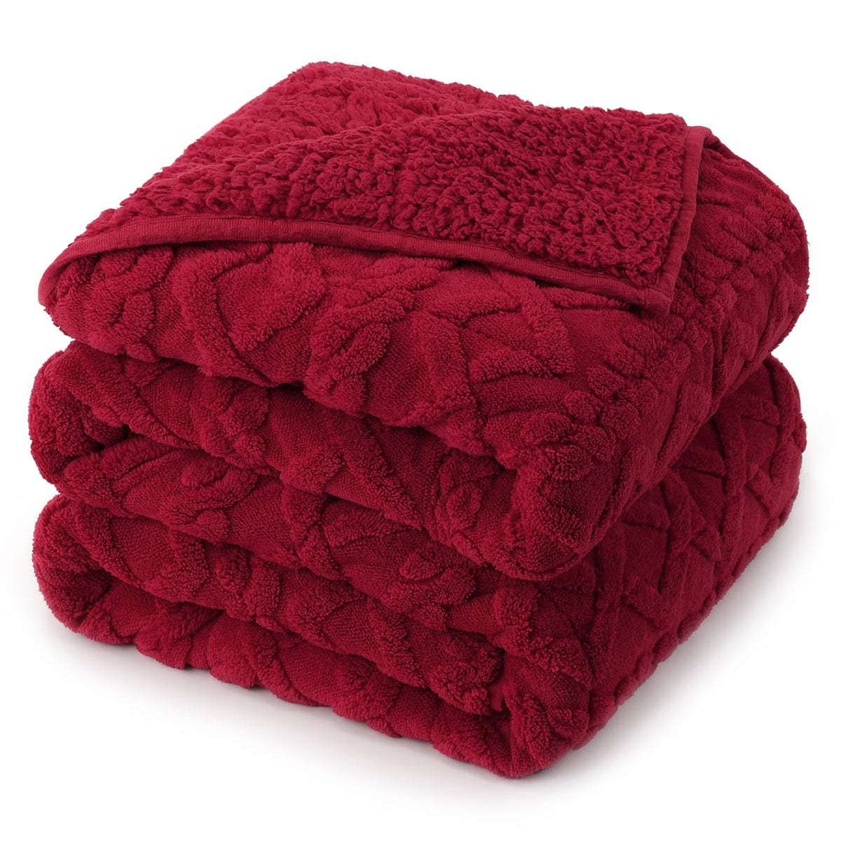 Uttermara Sherpa Fleece Weighted Blankets 12/15/20 lbs – Red