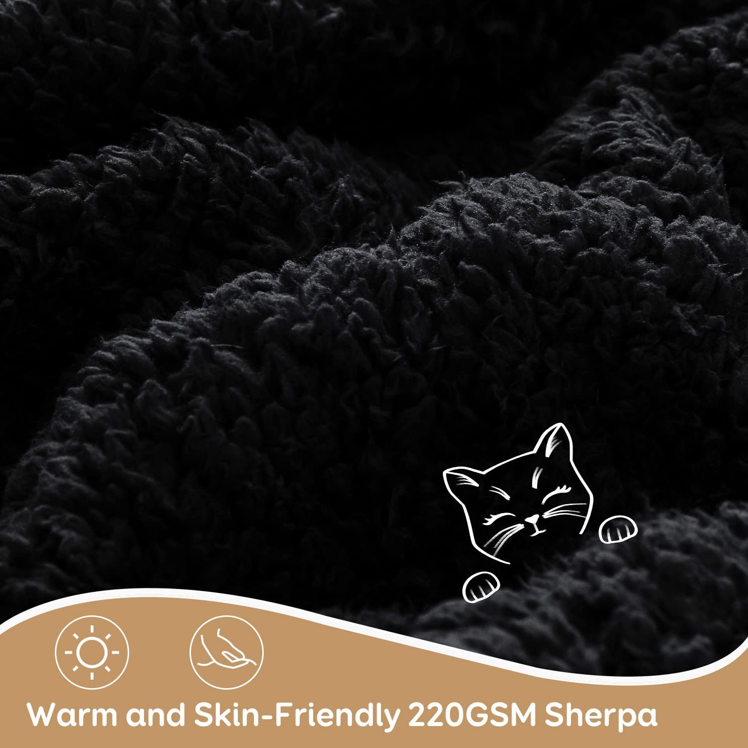 Uttermara Weighted Blanket Queen Size 12/15/20 lbs for Adults , Long Shaggy Faux Fur and Cozy Warm Sherpa Reverse Weighted Blankets for Winter, Thick Heavy Blanket for Sofa Bed, Rainbow-0027